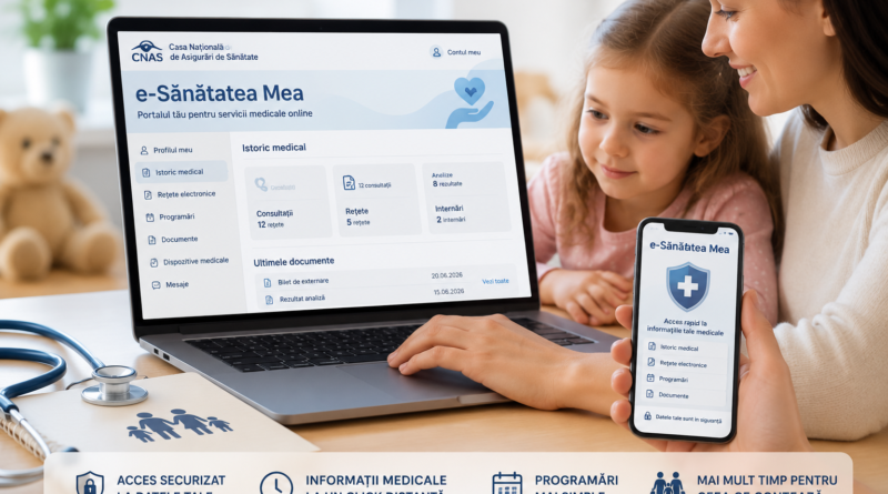 acces la sănătate pentru familie portalul „e sănătatea mea”, anunțat de cnas