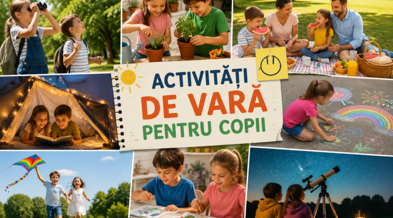 activitati de vara pentru copii