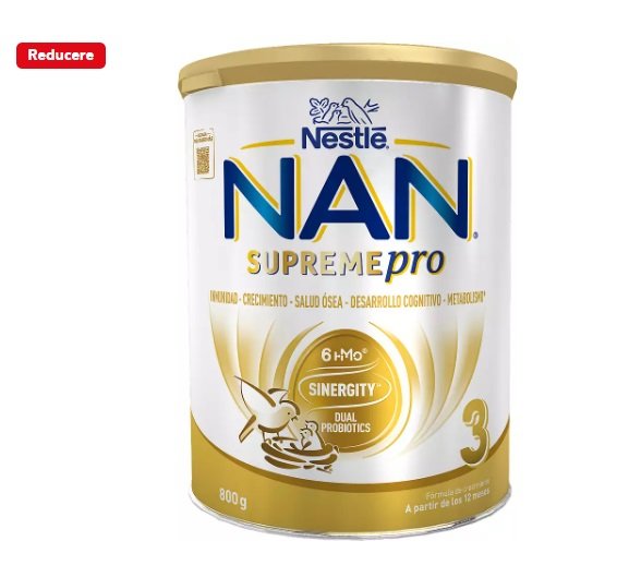 Kaufland reduce prețul laptelui praf Nestlé NAN SupremePro 3. Oferta este disponibilă în această perioadă lapte reducere