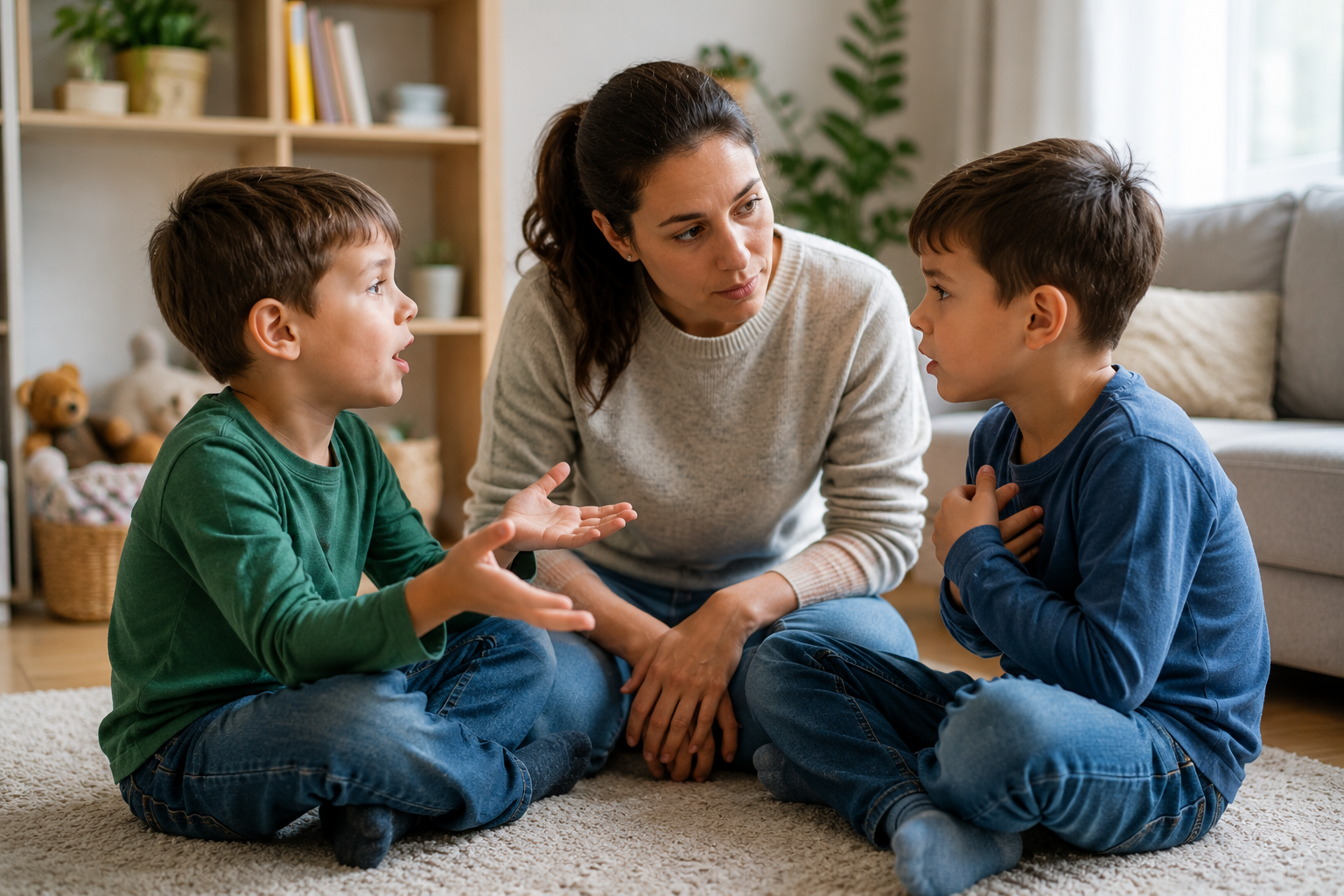 Cum gestionăm certurile dintre copii? Ce recomandă psihologii atunci când frații sau prietenii intră în conflict discuție în familie acasă