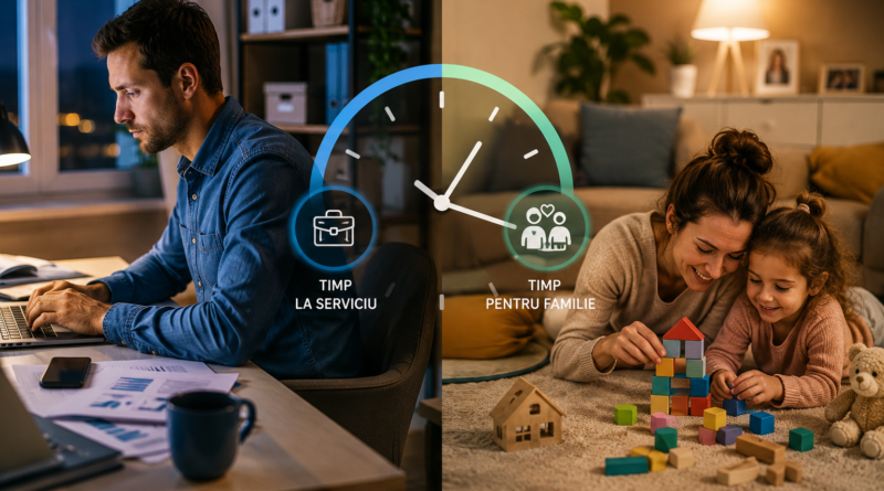 timp pentru muncă și familie
