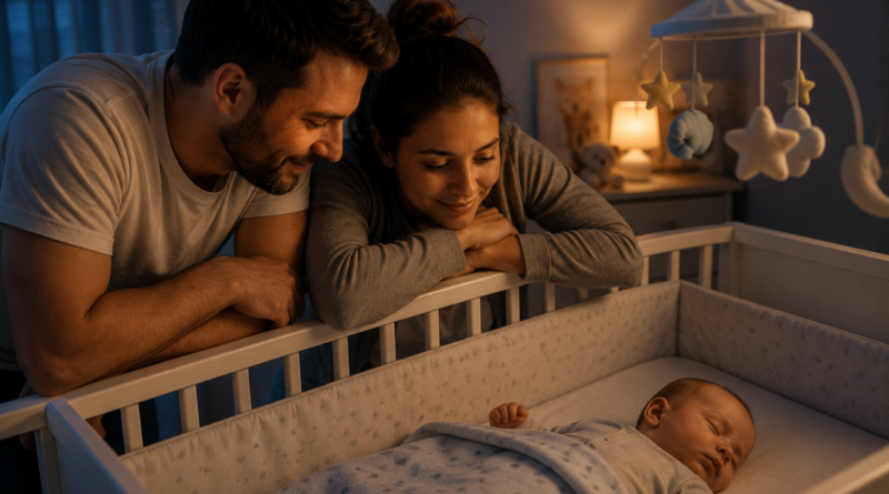 bebelus dormind familie somn